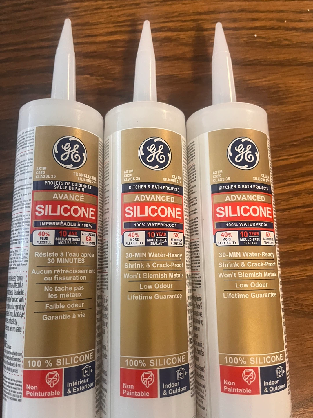 GE Advanced Silicone Sealant (3-Pack)