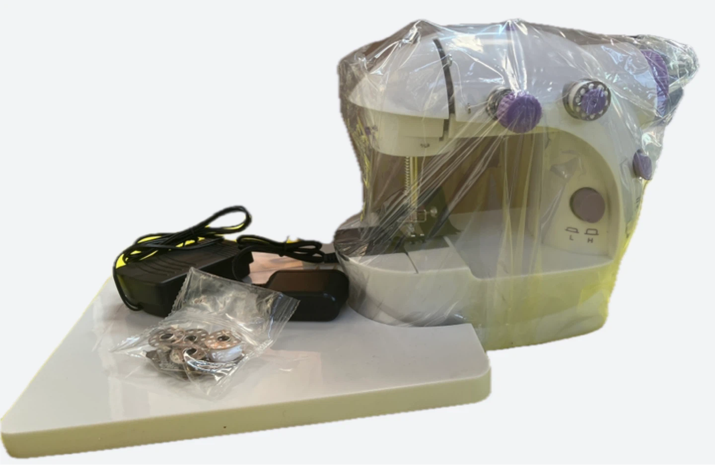 Mini Sewing Machine with AC Adapter and Accessories