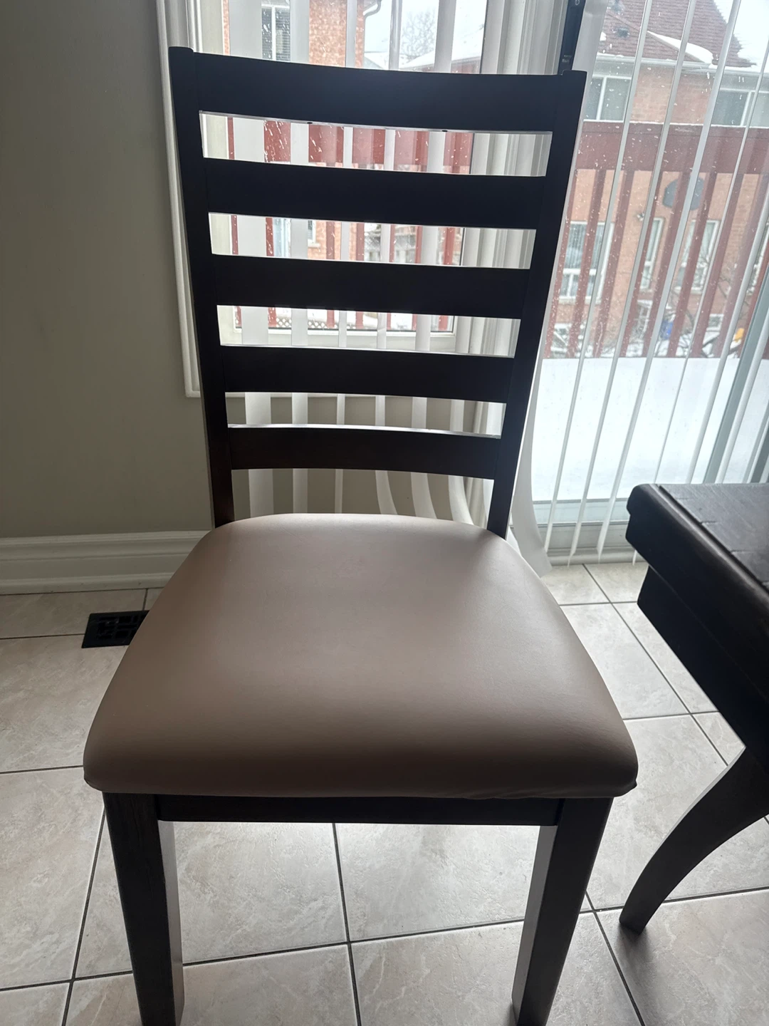 Wooden Dining Table and Chairs Set - photo 4
