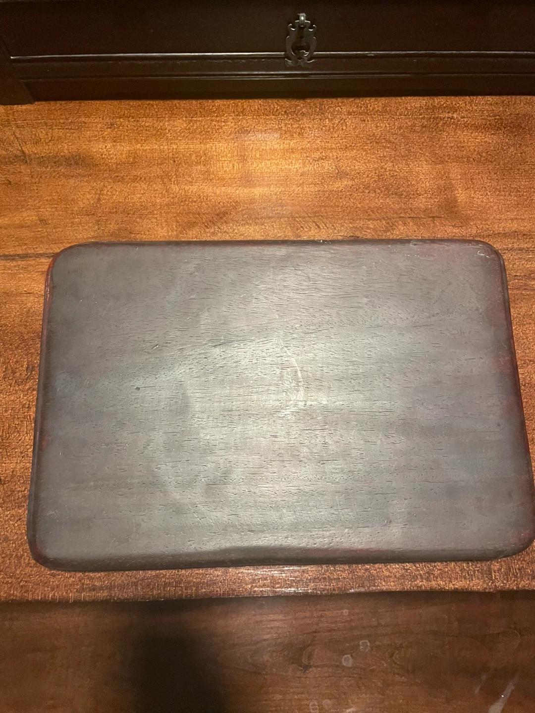 Decorative Wooden Tray with Dragon Motif - photo 3