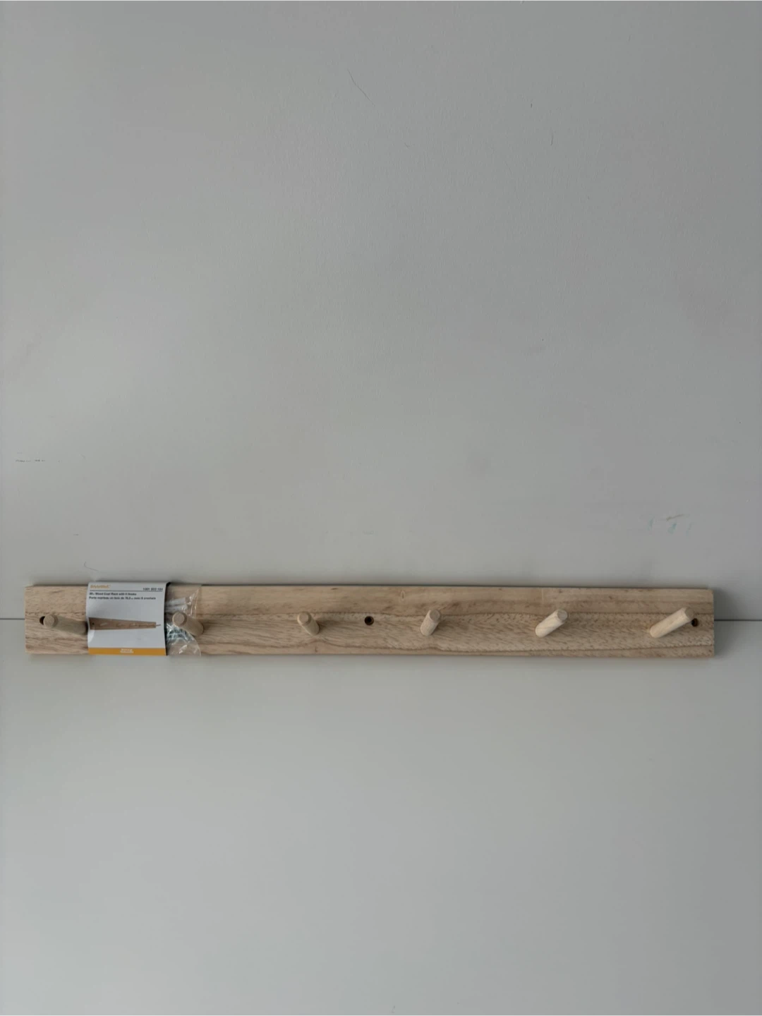 StyleWell 30 inch Wood Coat Rack with 6 Hooks - photo 3