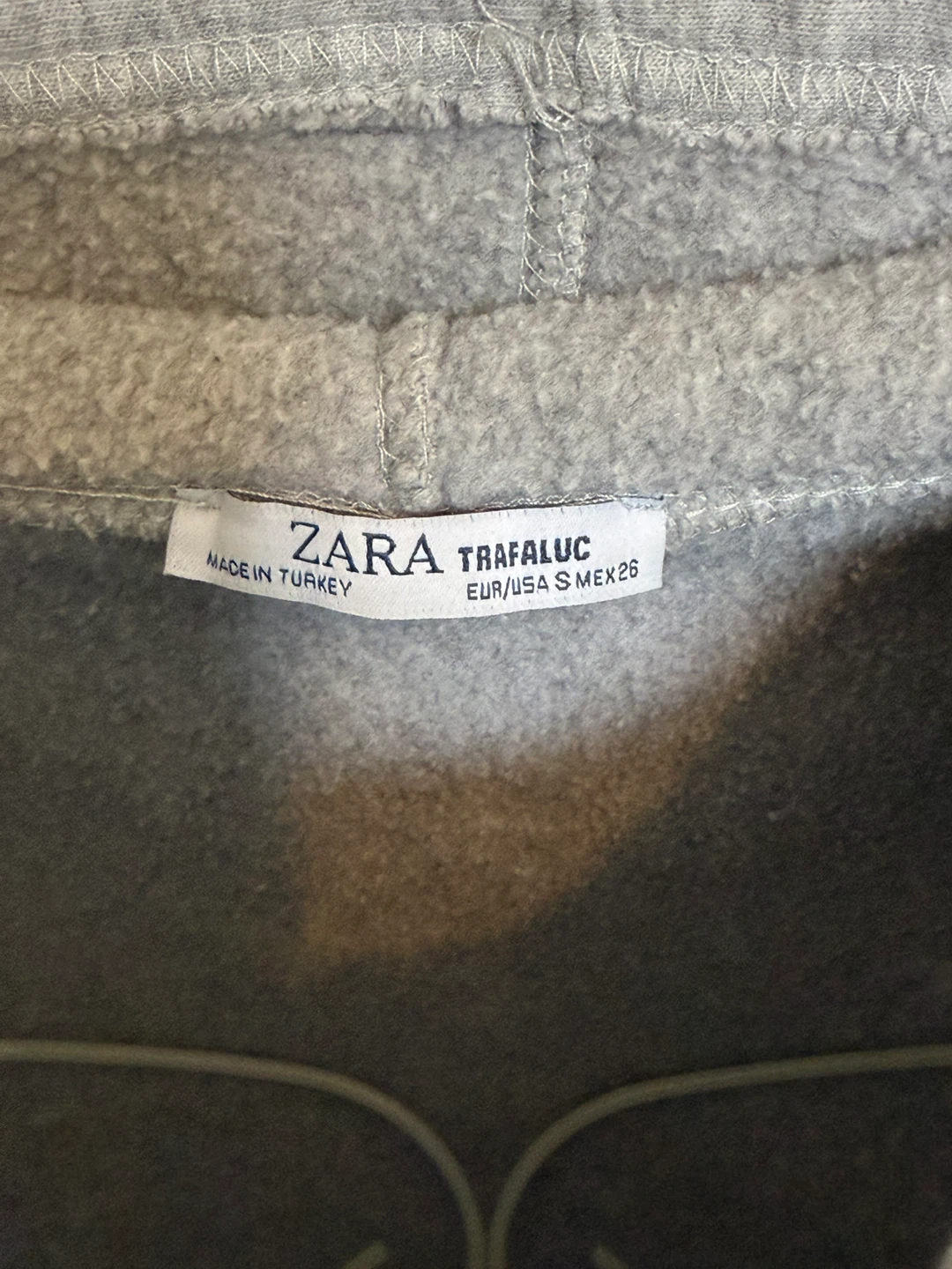 Grey Zara “New York” Cropped Hoodie Size S-Reduced! - photo 3