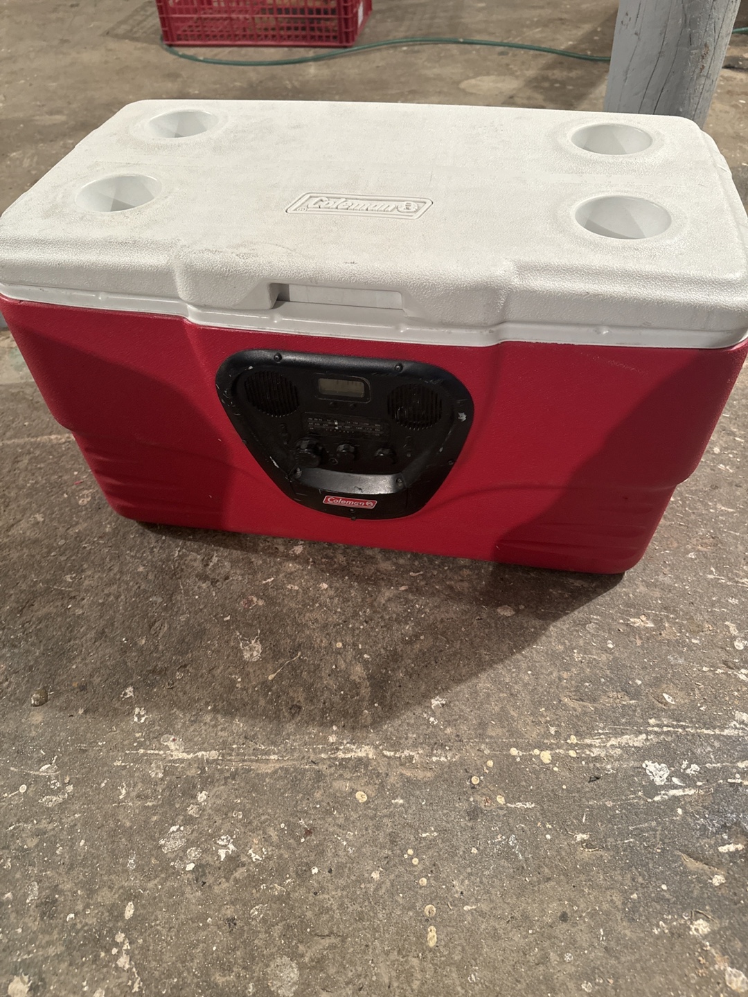 Coleman Cooler with Built-in Speaker