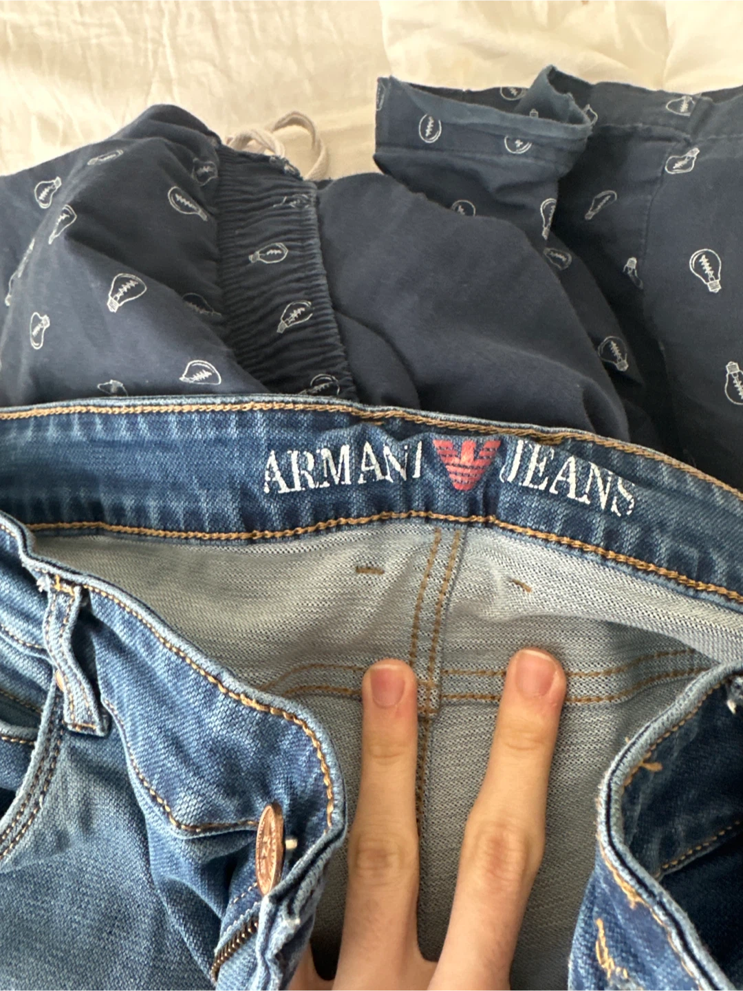 Armani Jeans "Anniversario" Blue Denim Jeans - photo 3