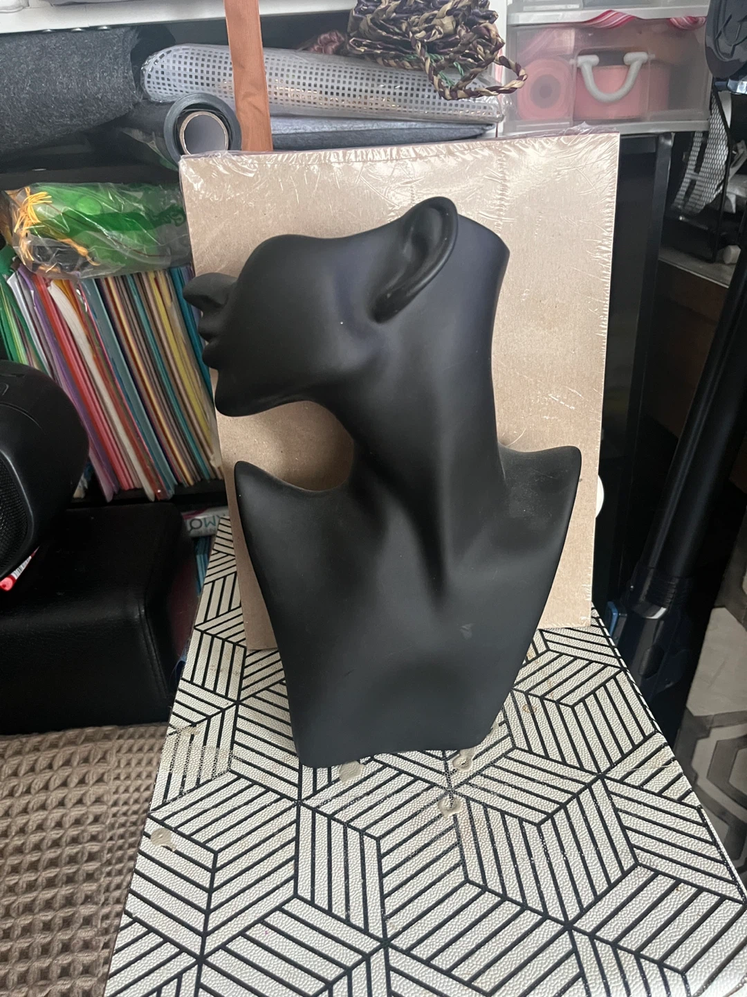 Black Necklace Bust and Hand Displays - photo 3