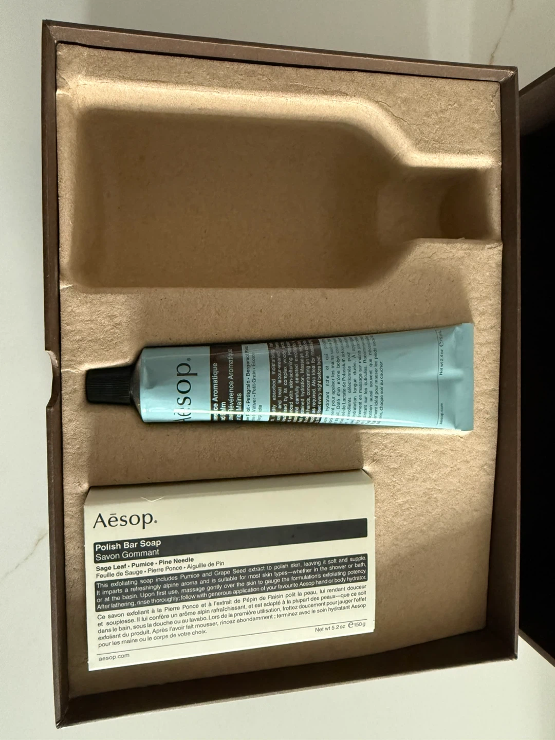 Aesop Reverence Hand Trio Set - Hand Balm + Soap Only! - photo 2