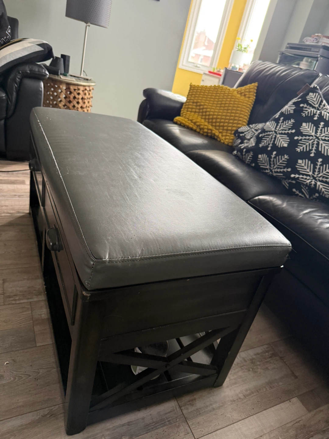 Storage Bench with Drawers - photo 2