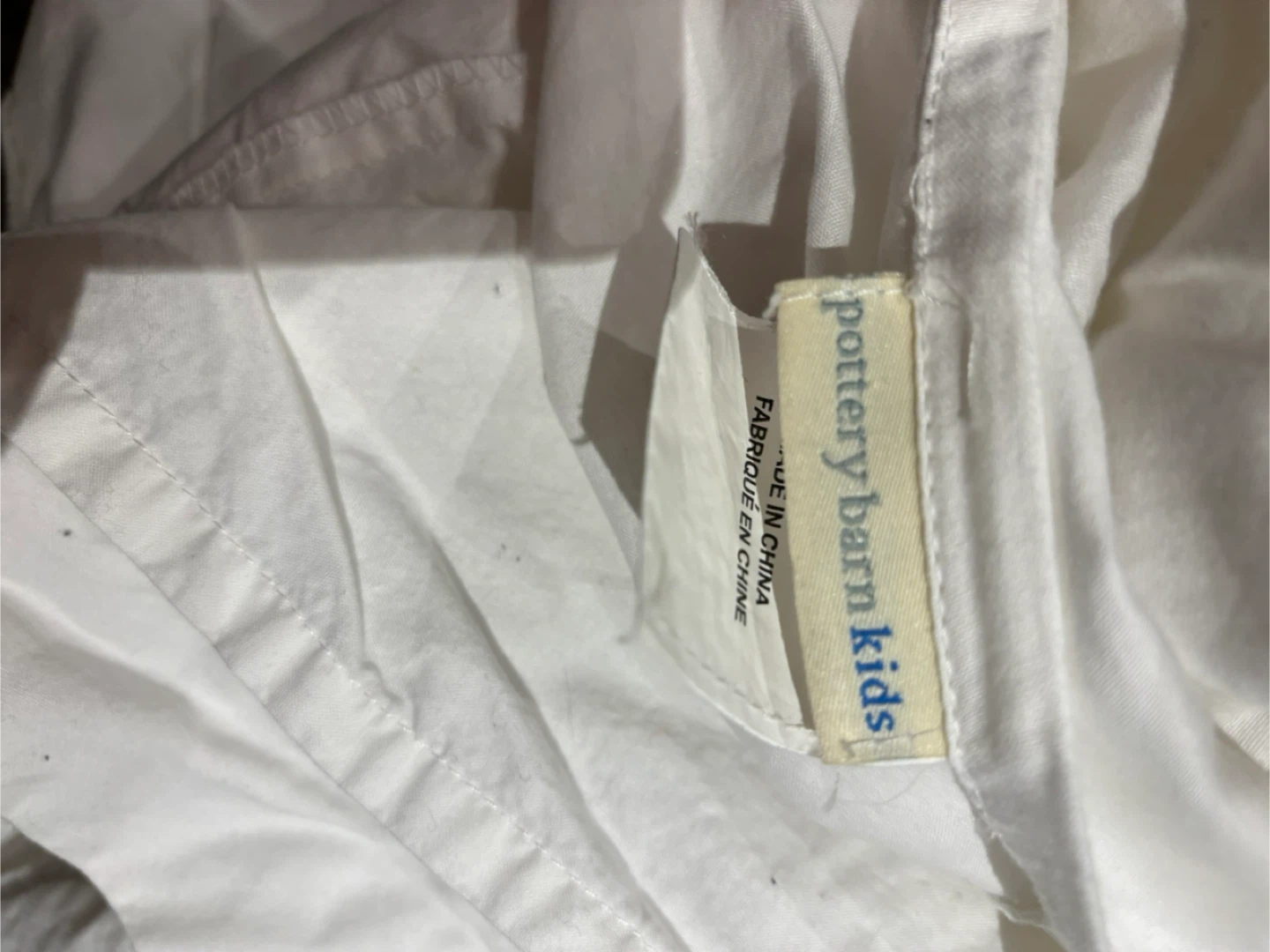 Pottery Barn Kids Baby crib skirt - photo 2