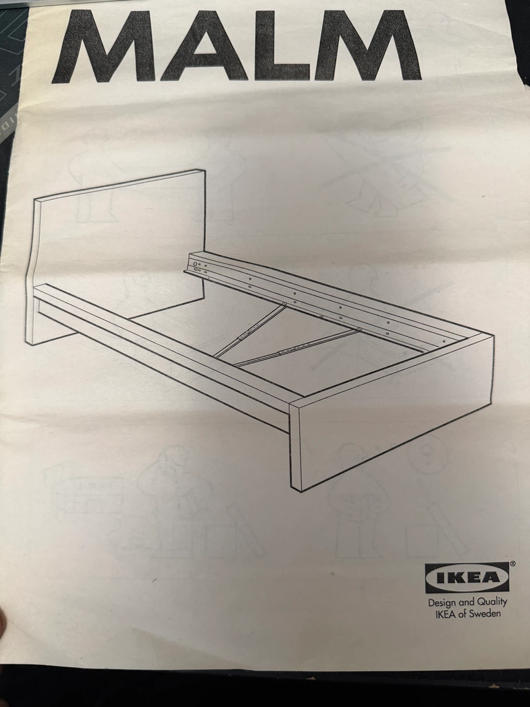 IKEA MALM Twin Bed Frame + Mattress - photo 4