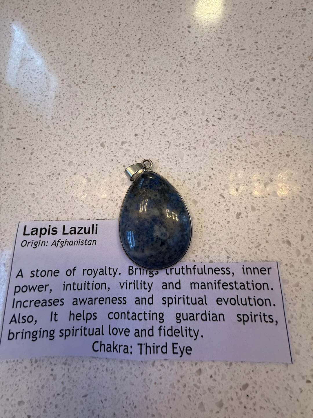 Lapis Lazuli Pendant - photo 3