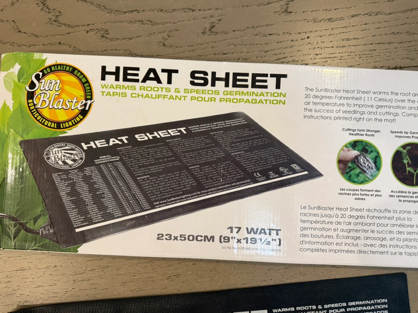 Sun Blaster Heat Sheet 17 Watt 9"x19 1/2" - photo 3