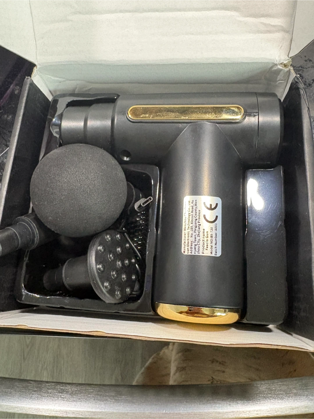 Massage Gun with Attachments - photo 3