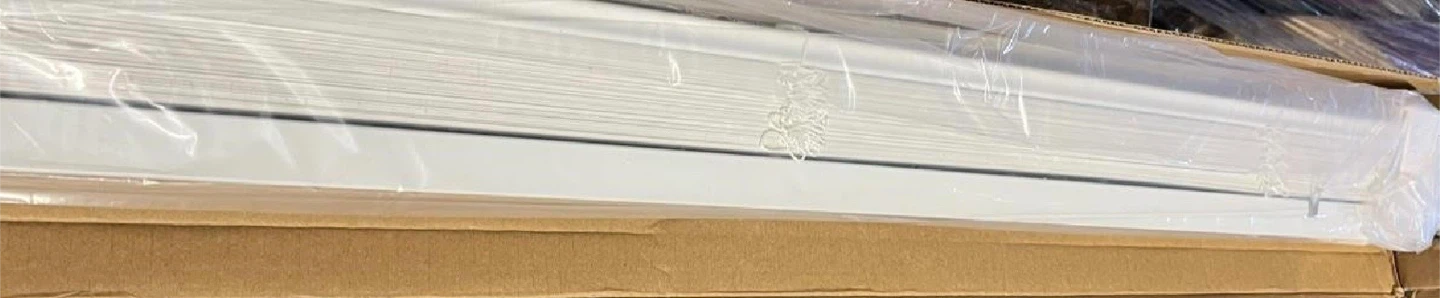 White Vinyl Window Blinds (37.5”x64”) - photo 5