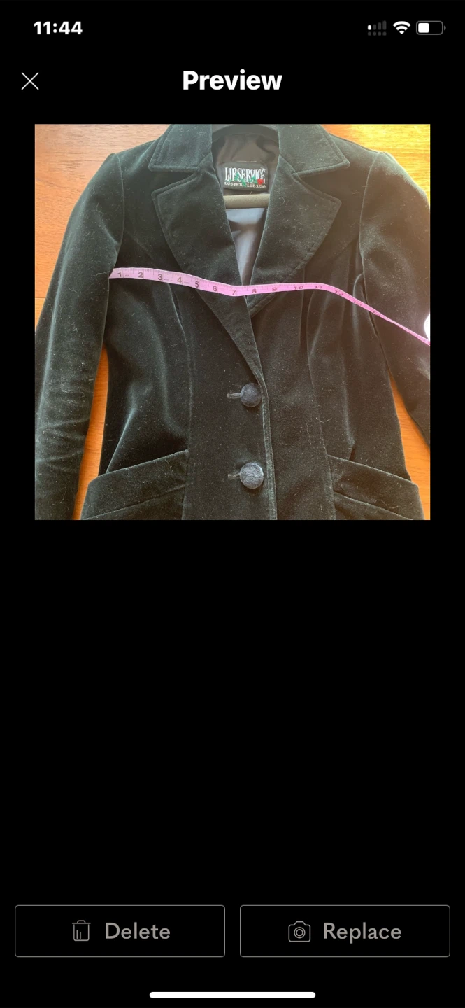 Lip Service Black Velvet Long Coat - photo 5