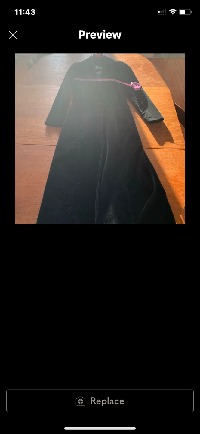 Lip Service Black Velvet Long Coat - photo 4