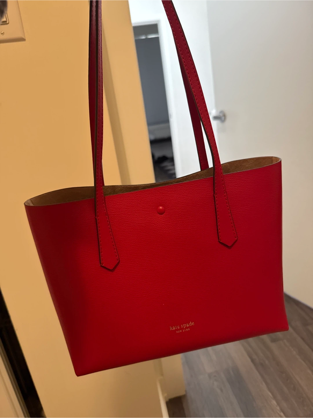 Kate Spade Red Leather Tote