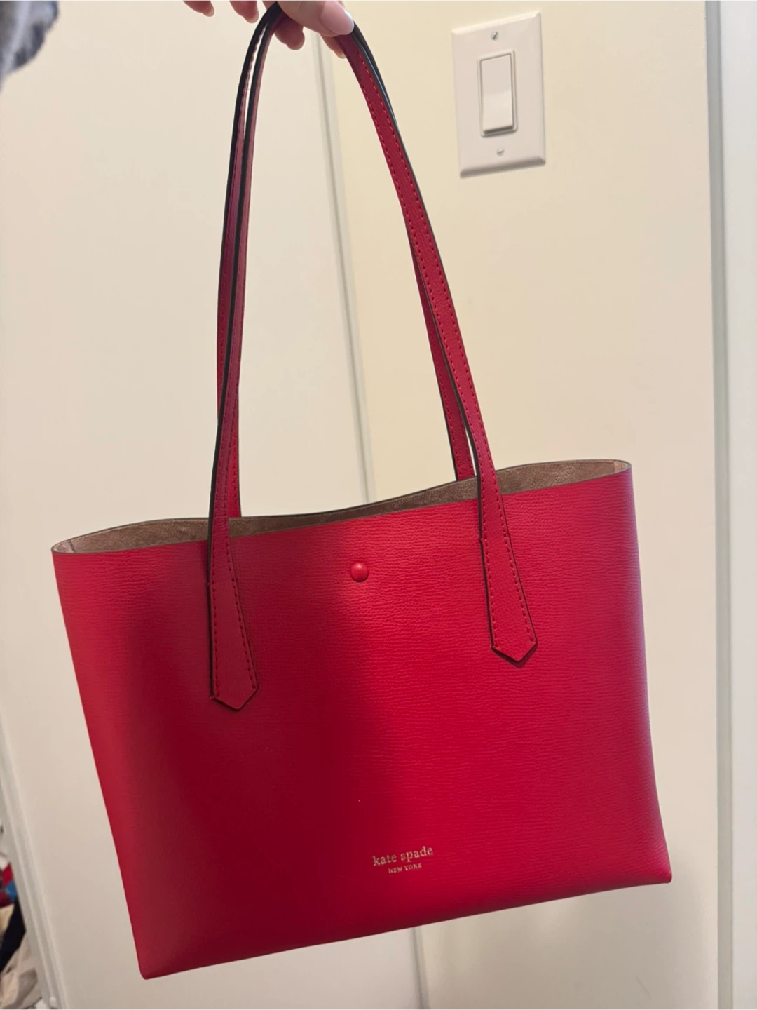 Kate Spade Red Leather Tote - photo 2