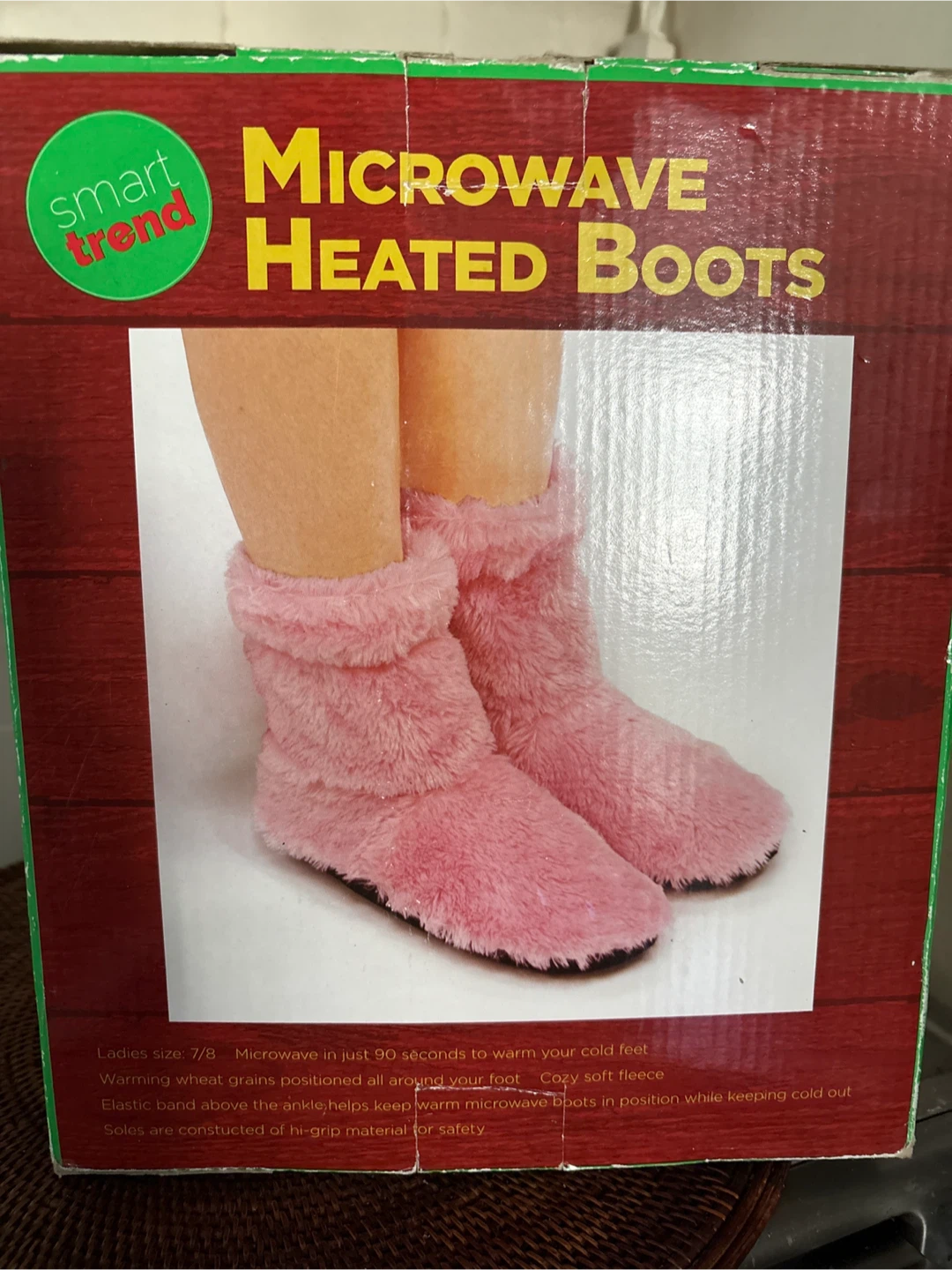 Smart Trend Microwave Heated Boots - Pink