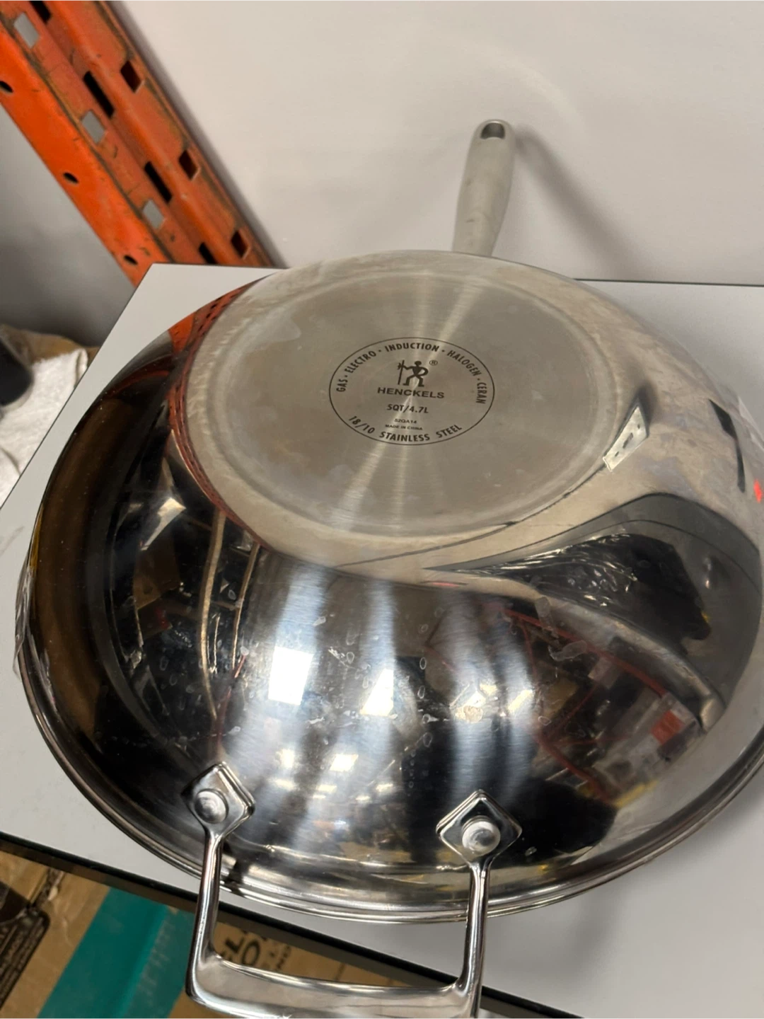 Henckels 18/10 Stainless Steel Wok with Lid 4.7L - photo 3