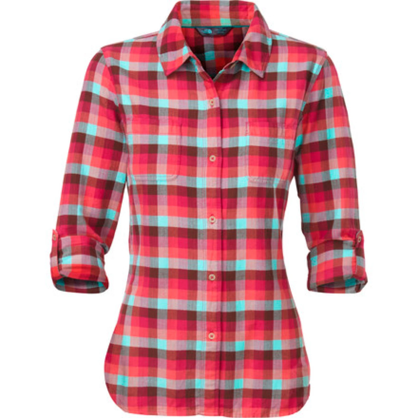 he North Face Women’s 100%Cotton Plaid Button Up