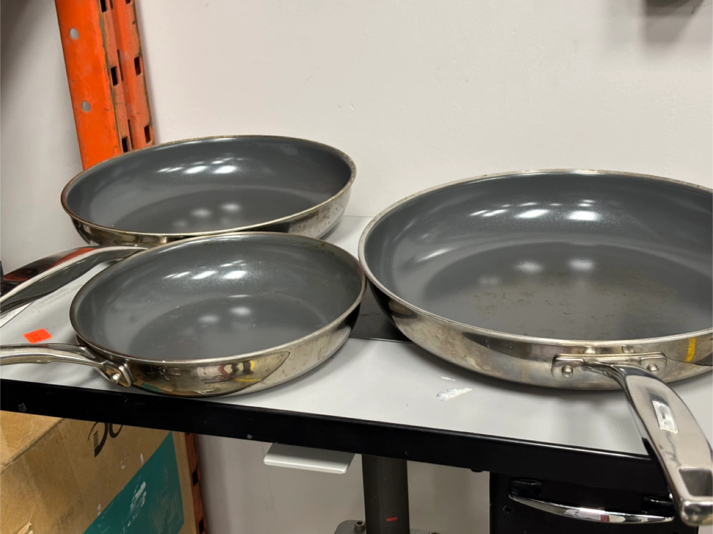Tramontina 3-Piece Tri-Ply Clad Stainless Steel Skillet Set - photo 2