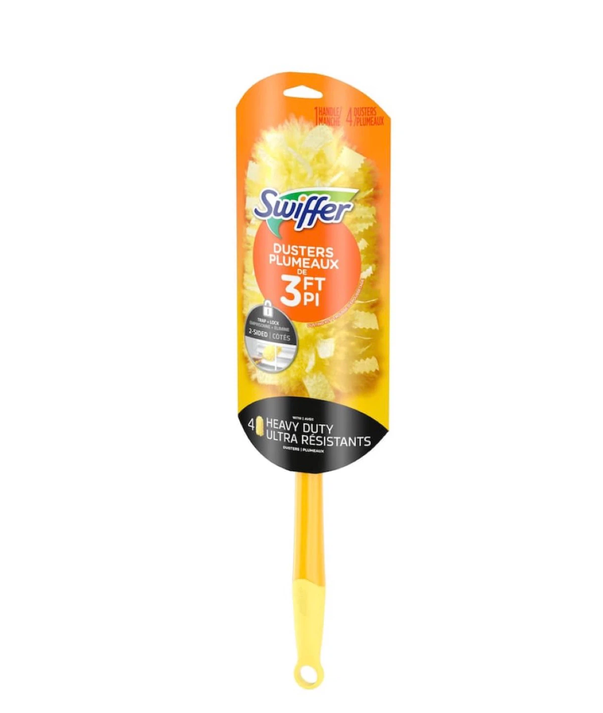 Swiffer Dusters 3 ft Extendable Handle with 4 Heavy Duty Refills