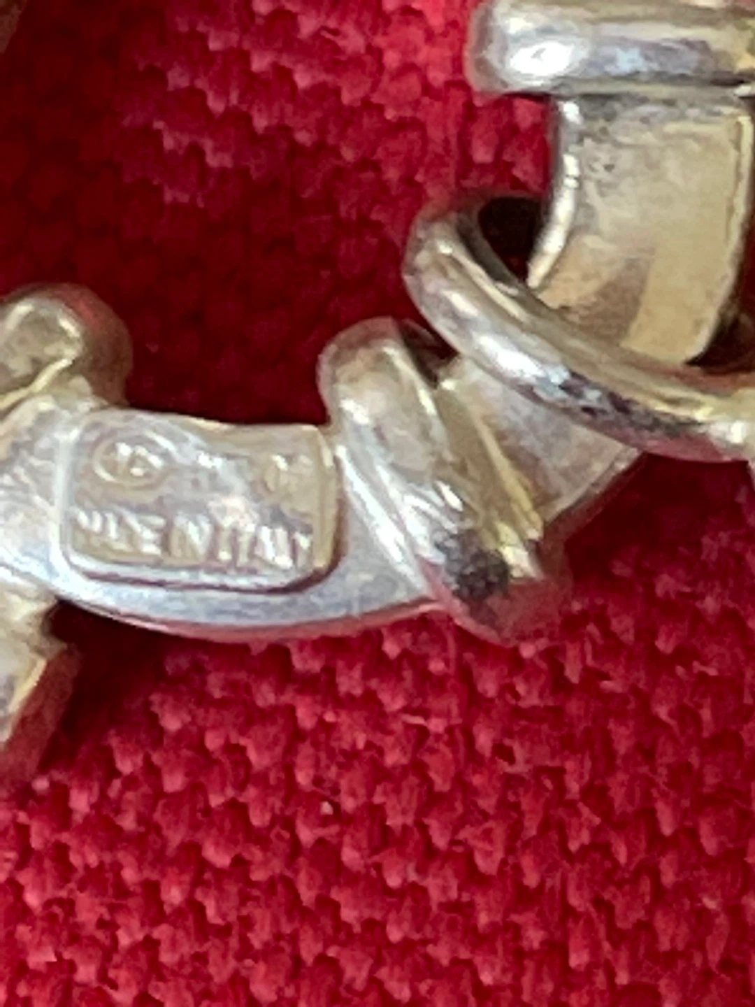 Silver Tone Multi-Strand Bracelet Made in Italy - photo 5