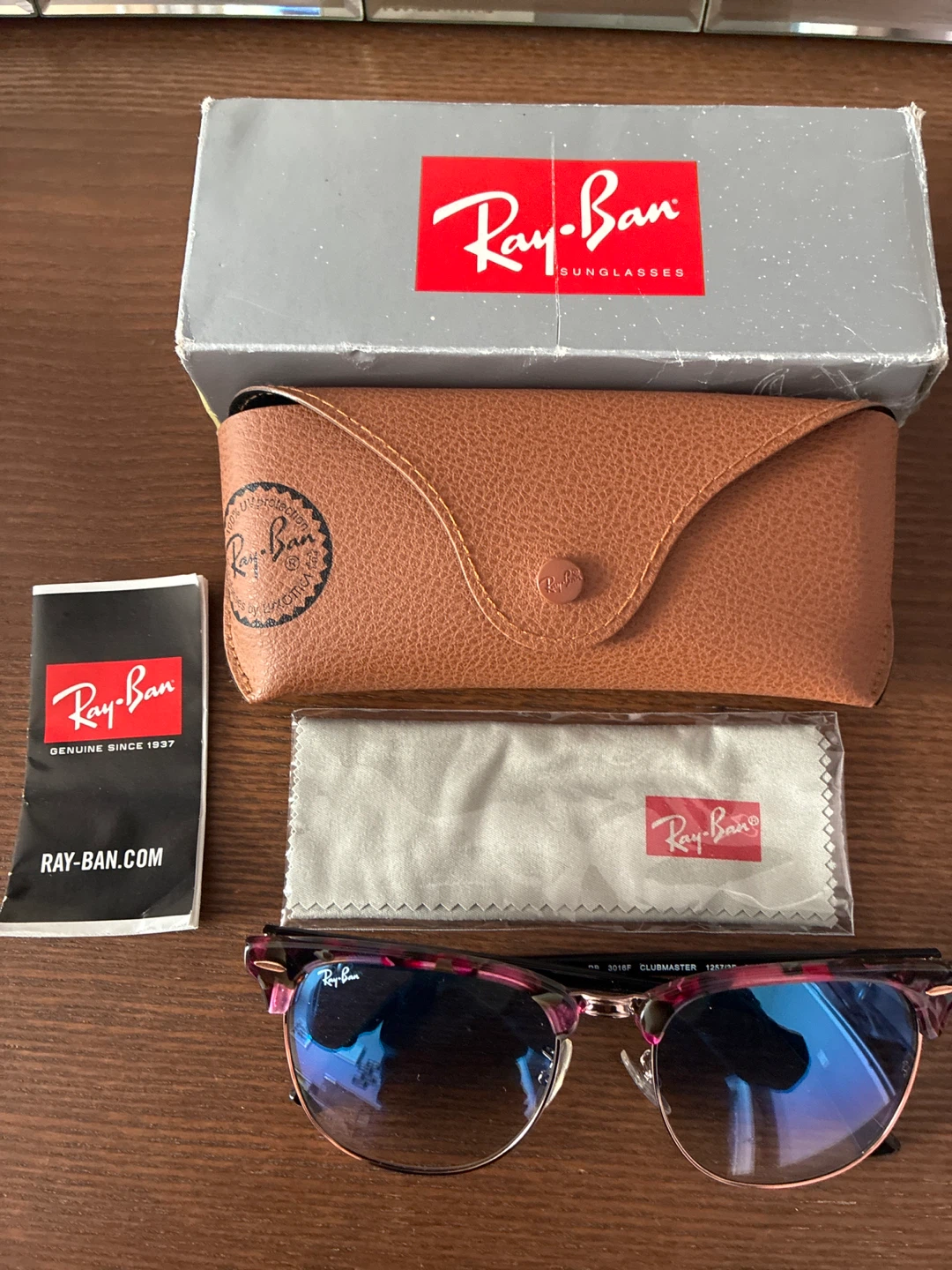Ray-Ban Clubmaster Sunglasses RB 3016F