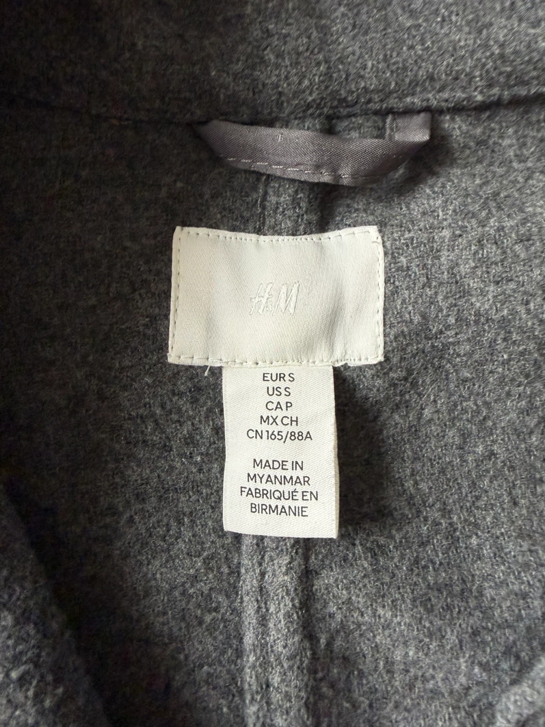 H&M Grey Jacket - Size S - photo 3