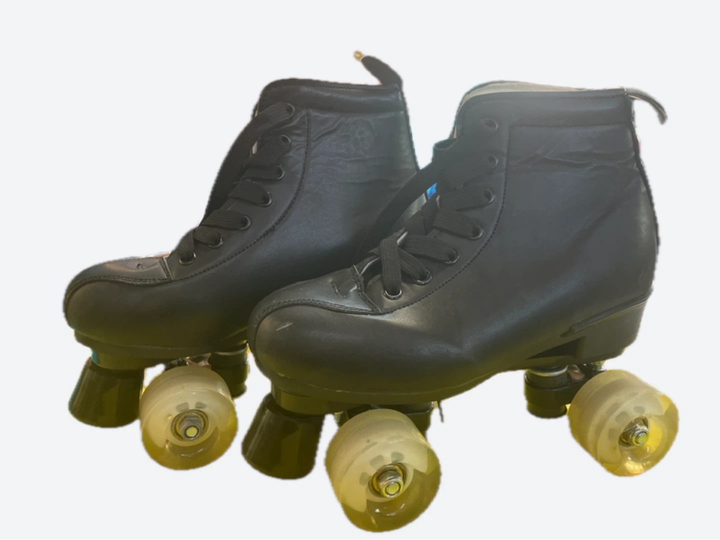 Black Quad Roller Skates with Tool