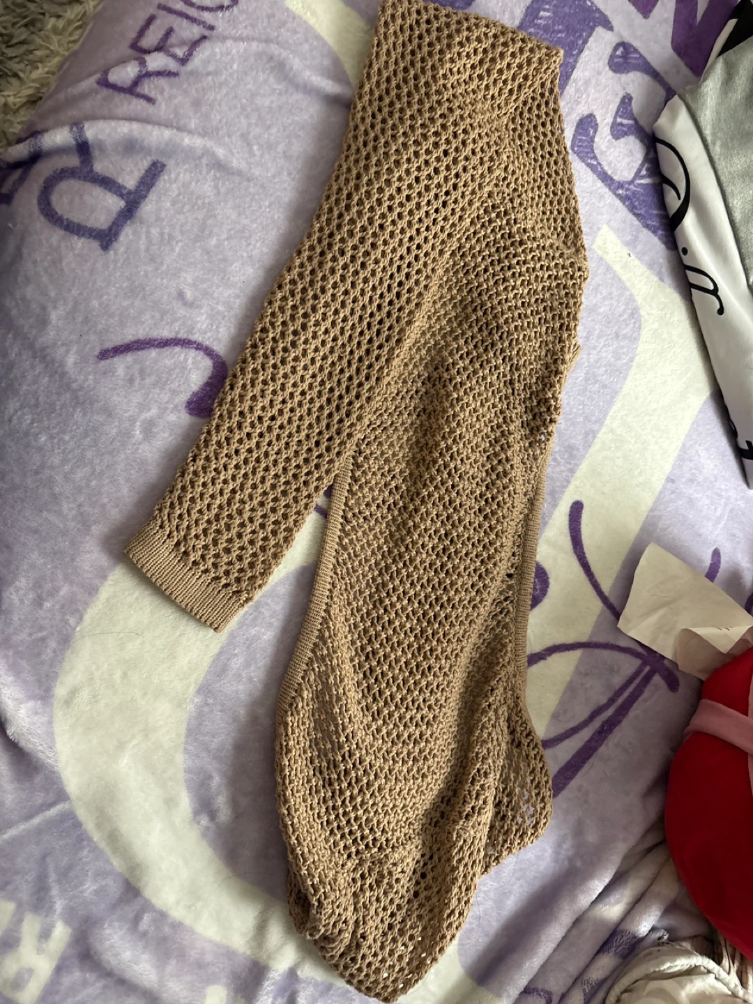 Brown Crochet Knit Vest - photo 3