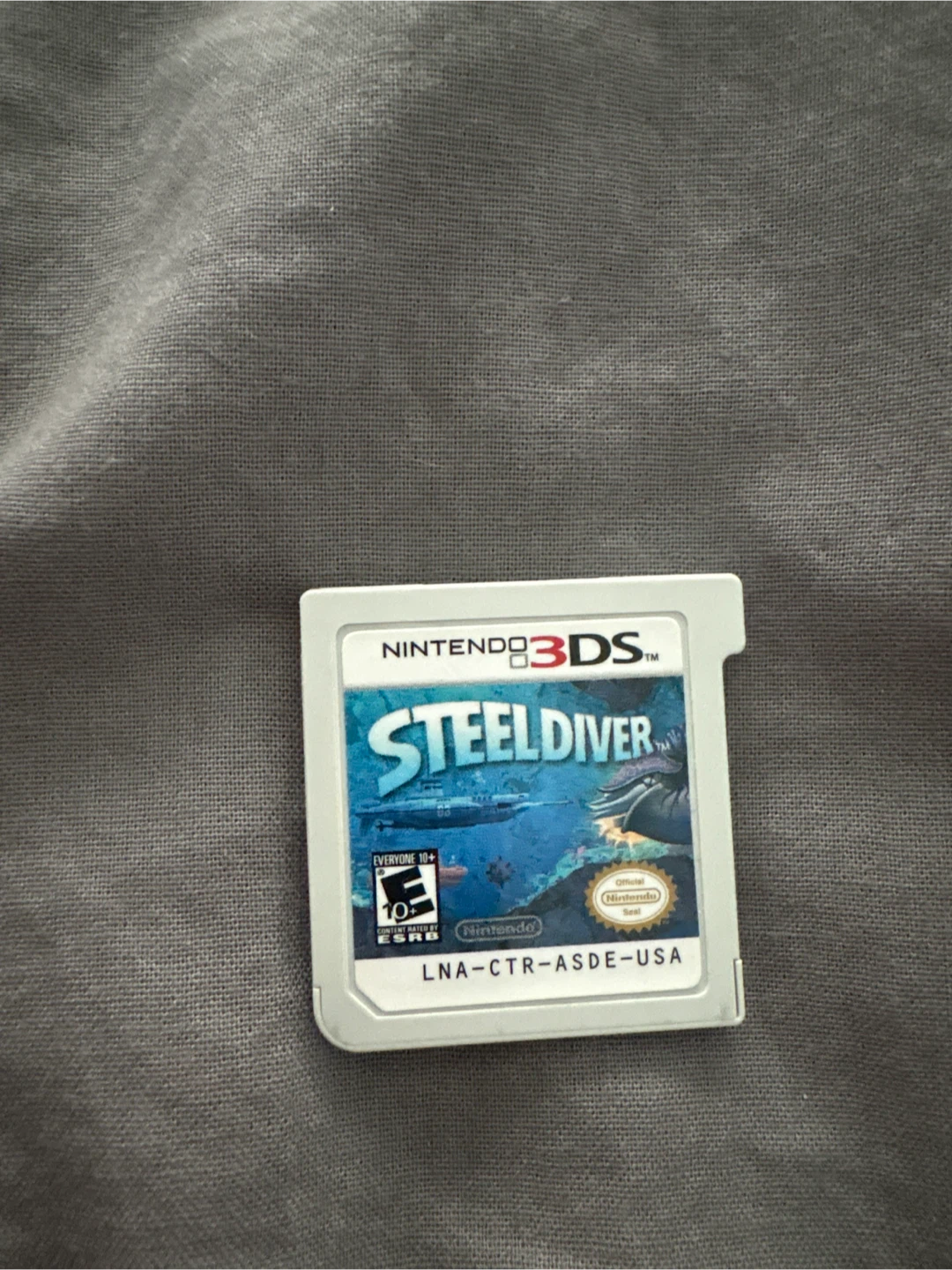 Nintendo 3DS Steel Diver Game Cartridge