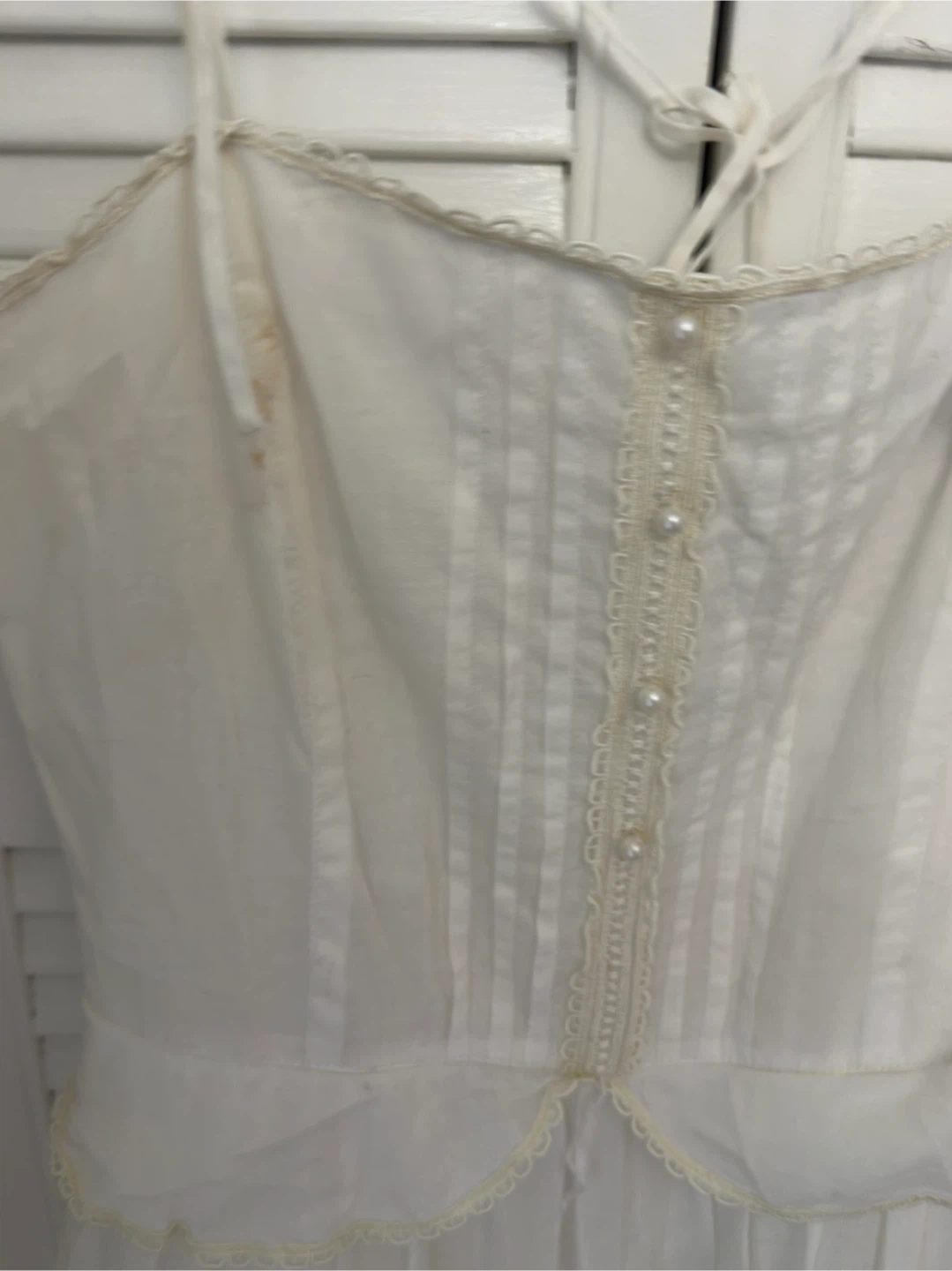 Robert Rodriguez White Tiered Maxi Dress Size 4 - photo 3