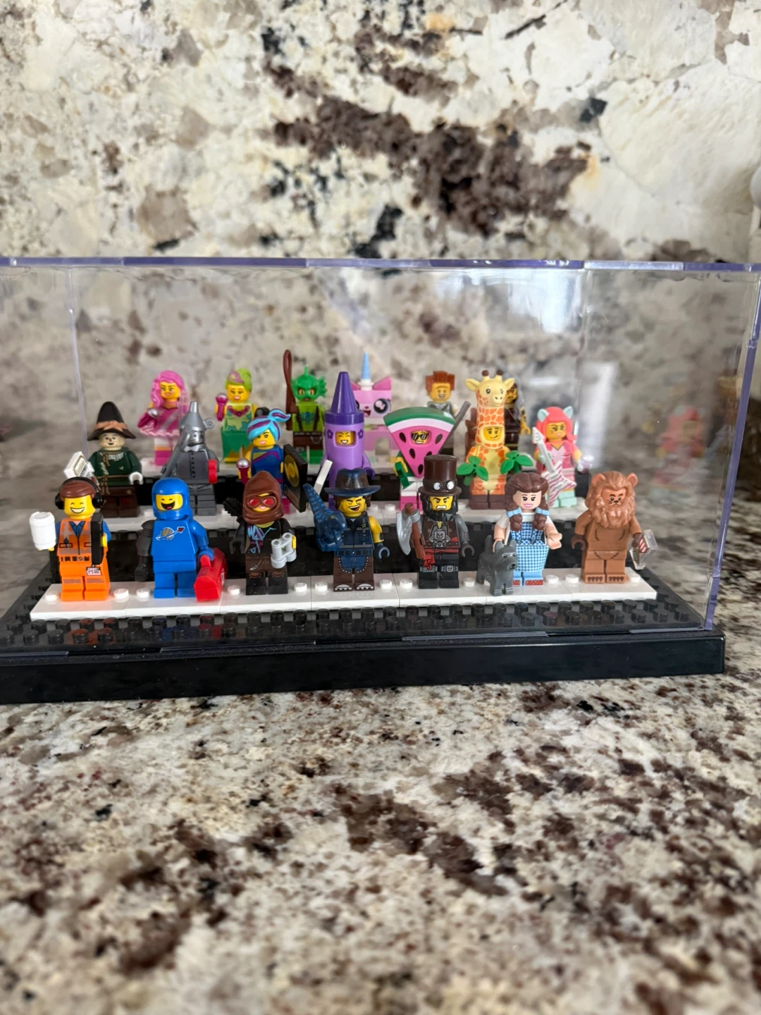 LEGO Movie 2 Minifigures with Display Case