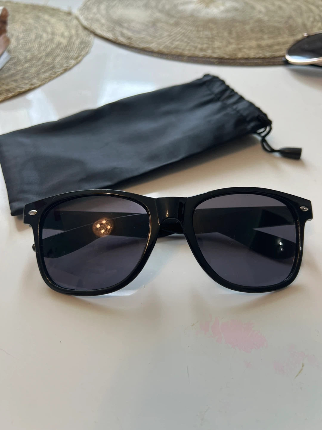 🧡 New Black Wayfarer Style Sunglasses
