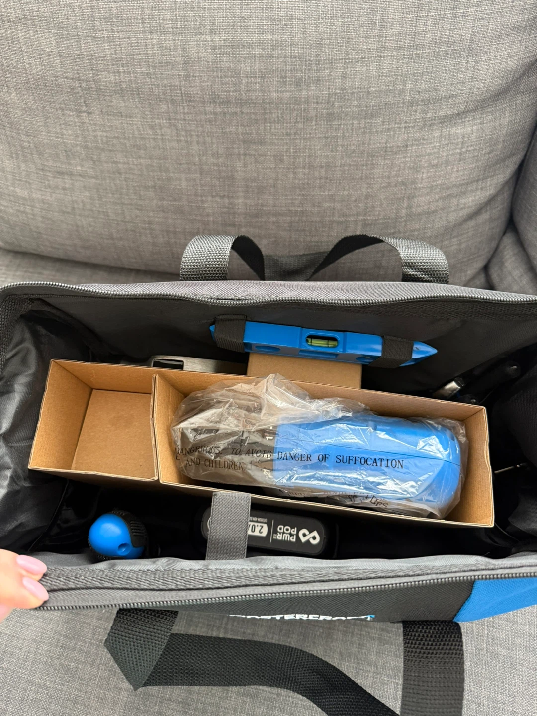Mastercraft Cordless Drill and Tool Set with Bag - photo 3