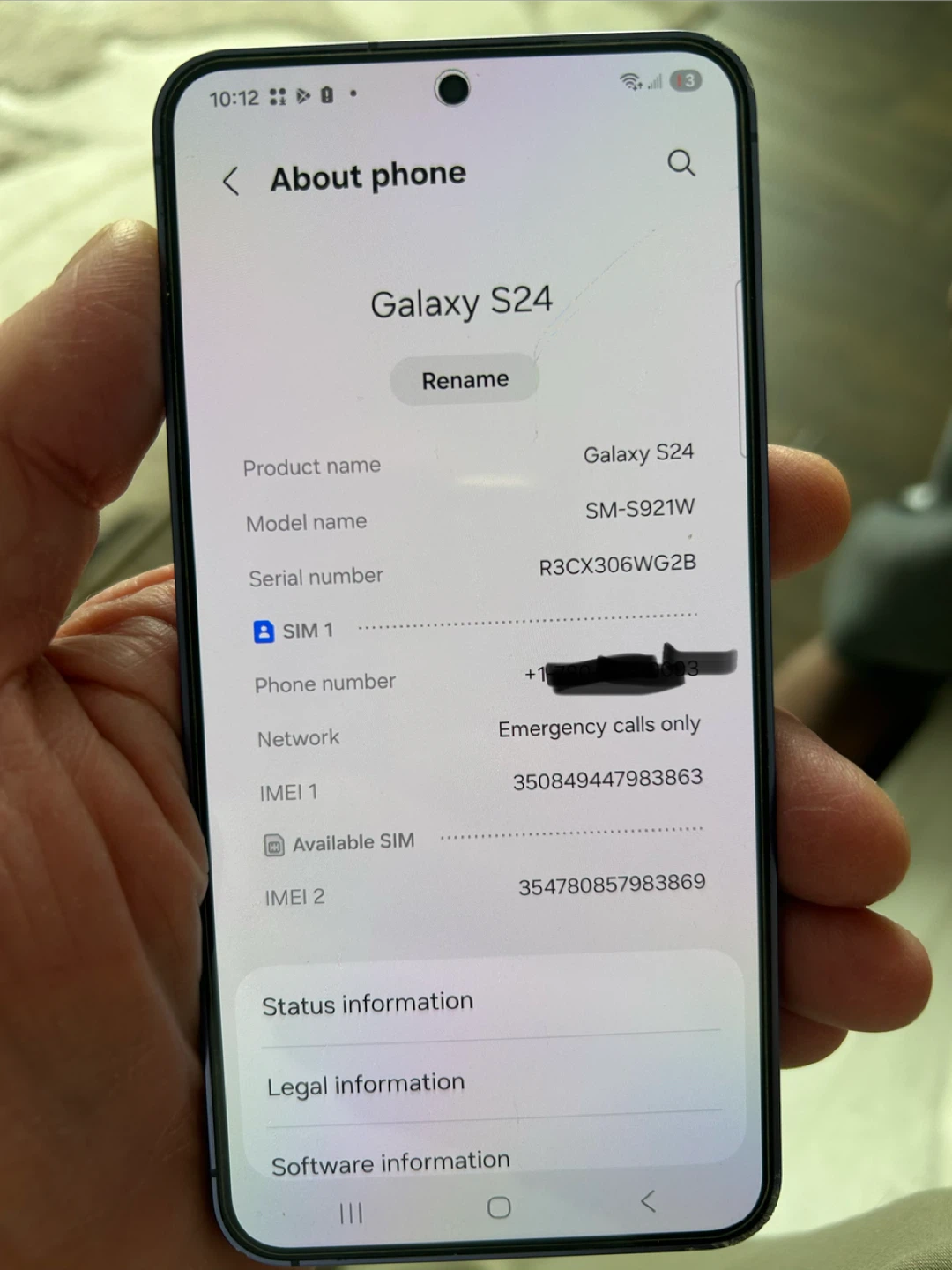 Samsung Galaxy S24 Smartphone - Cobalt Violet - photo 2