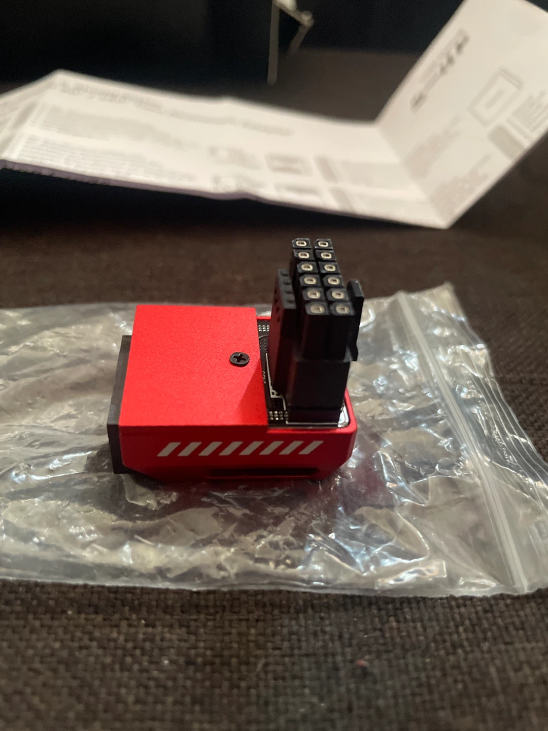 EZDIY-FAB PCIe 5.0 12VHPWR 90° / 180° Turn Aluminum Adapter - photo 3