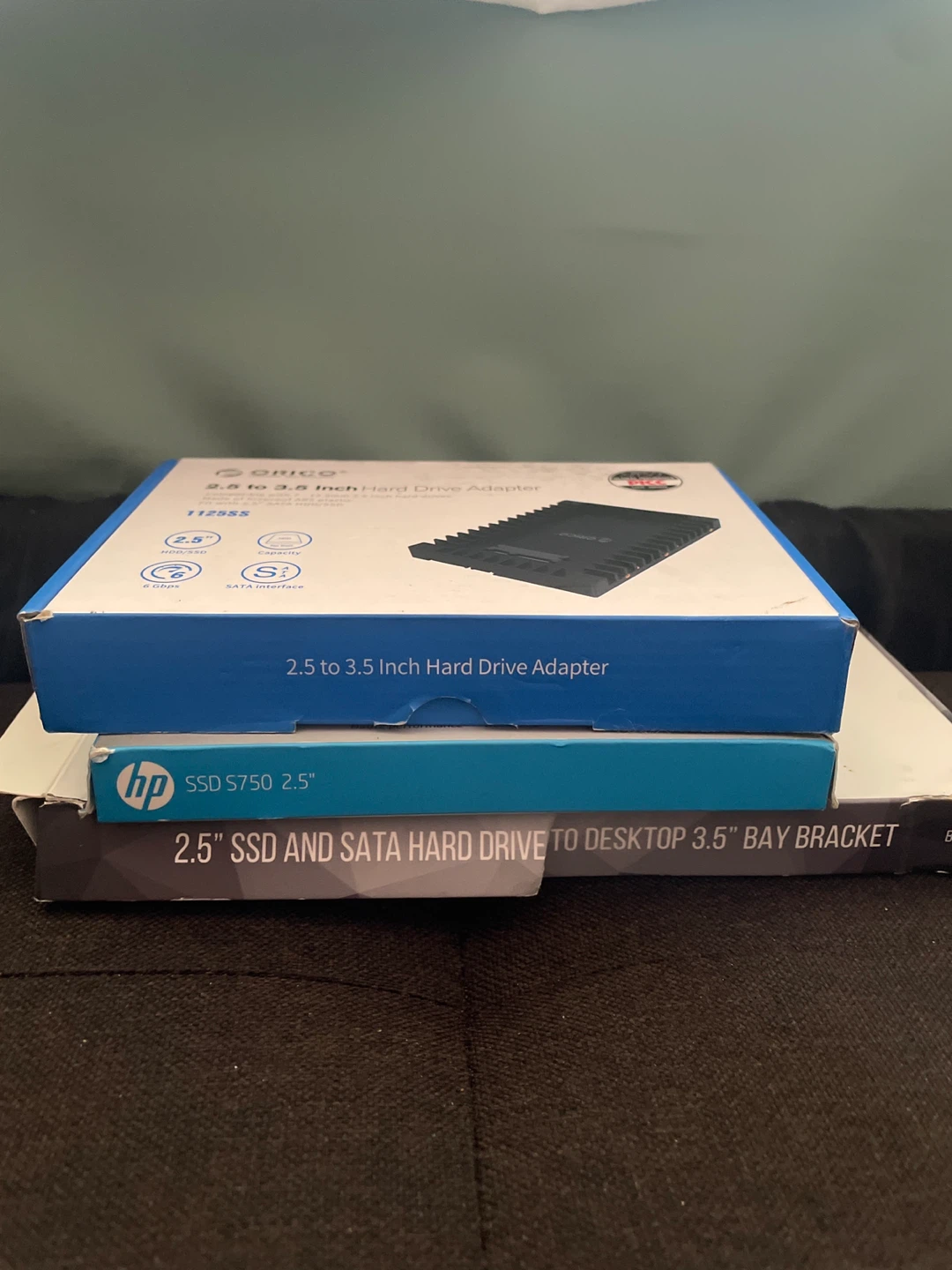 HP SSD S750 256GB & Sabrent 2.5" to 3.5" Bay Bracket & Adapter - photo 4