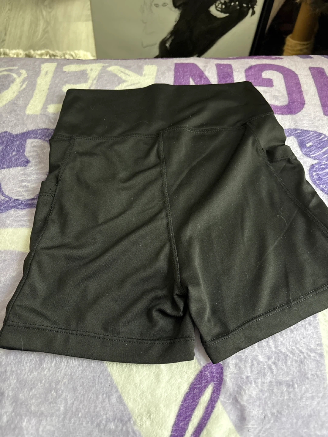 Black Athletic Shorts with Pockets - photo 2