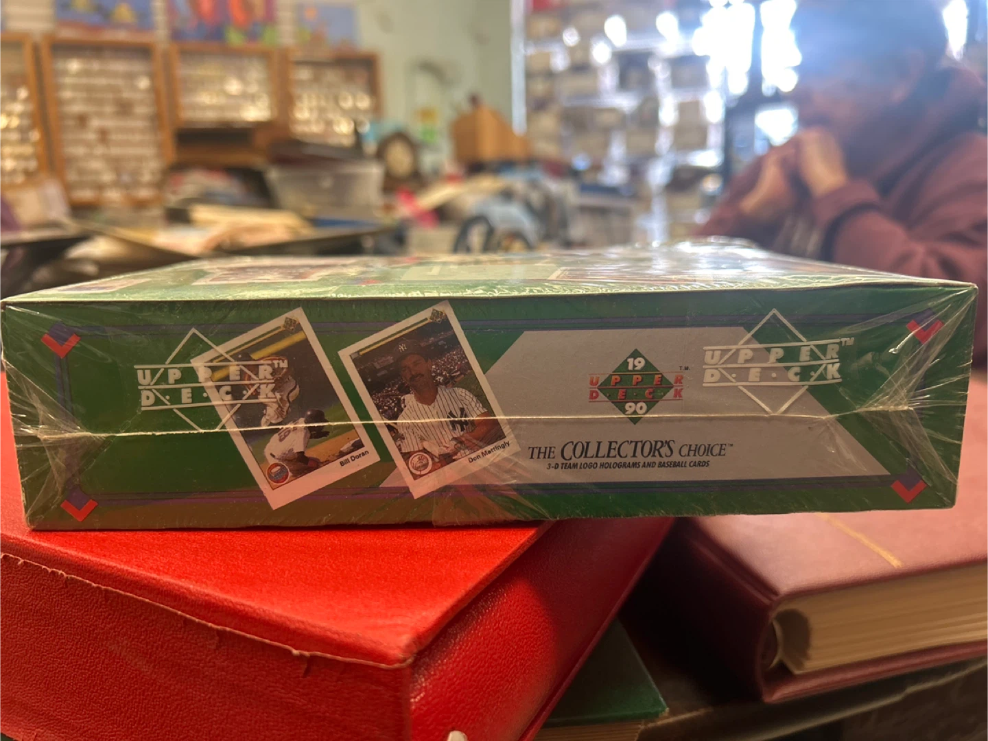 Factory sealed 1990 Upper Deck Baseball Series 1 Hobby Box. - photo 3