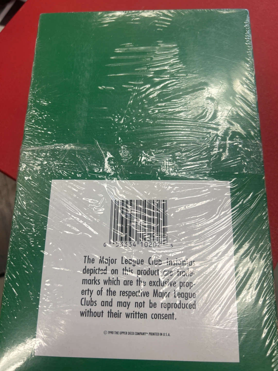 Factory sealed 1990 Upper Deck Baseball Series 1 Hobby Box. - photo 2