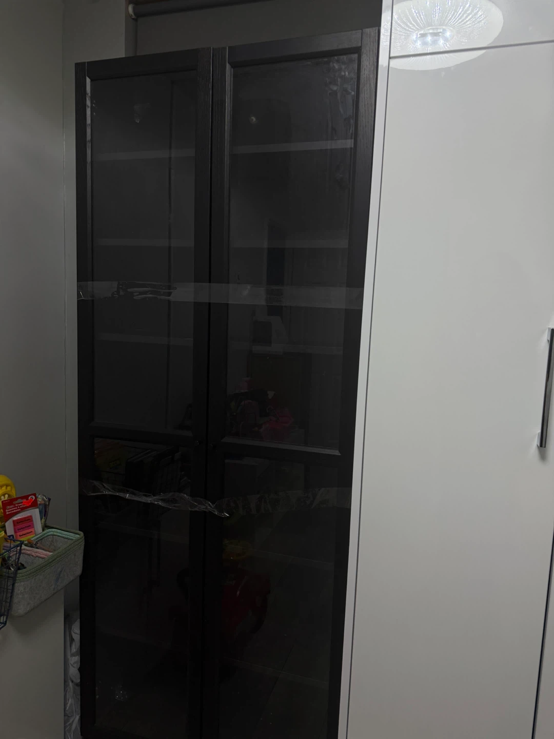 IKEA BILLY BOOKSHELF WITH GLASS DOORS-NEED GONE ASAP! - photo 5