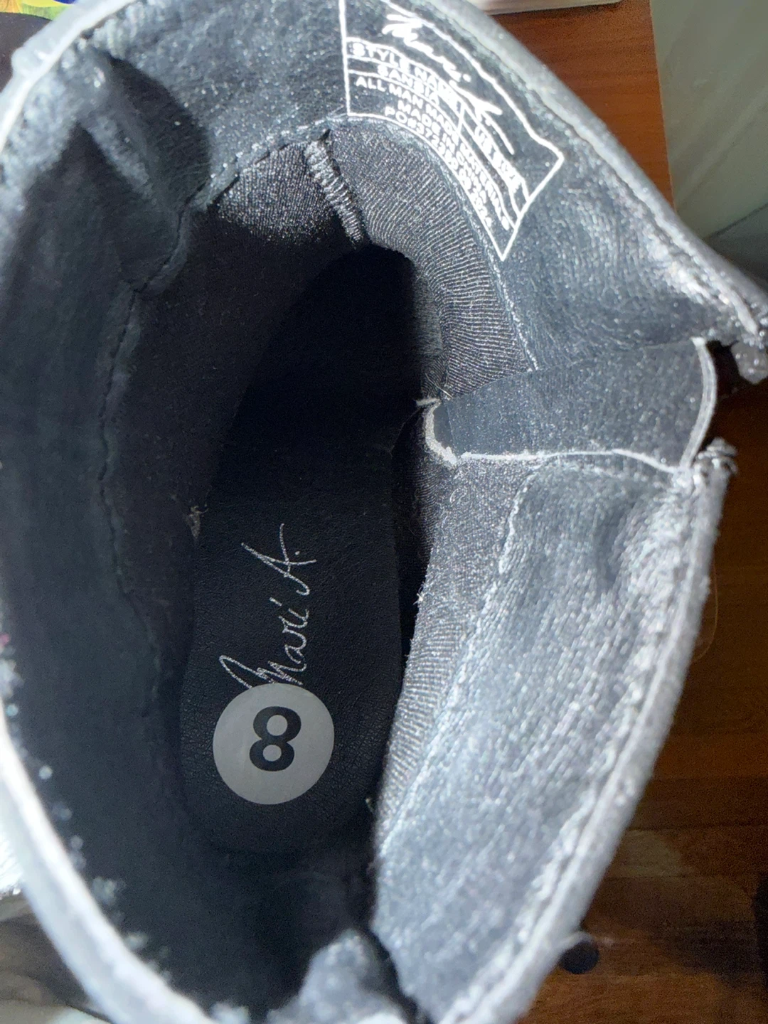 Black Suede Heeled Ankle Boots - photo 3