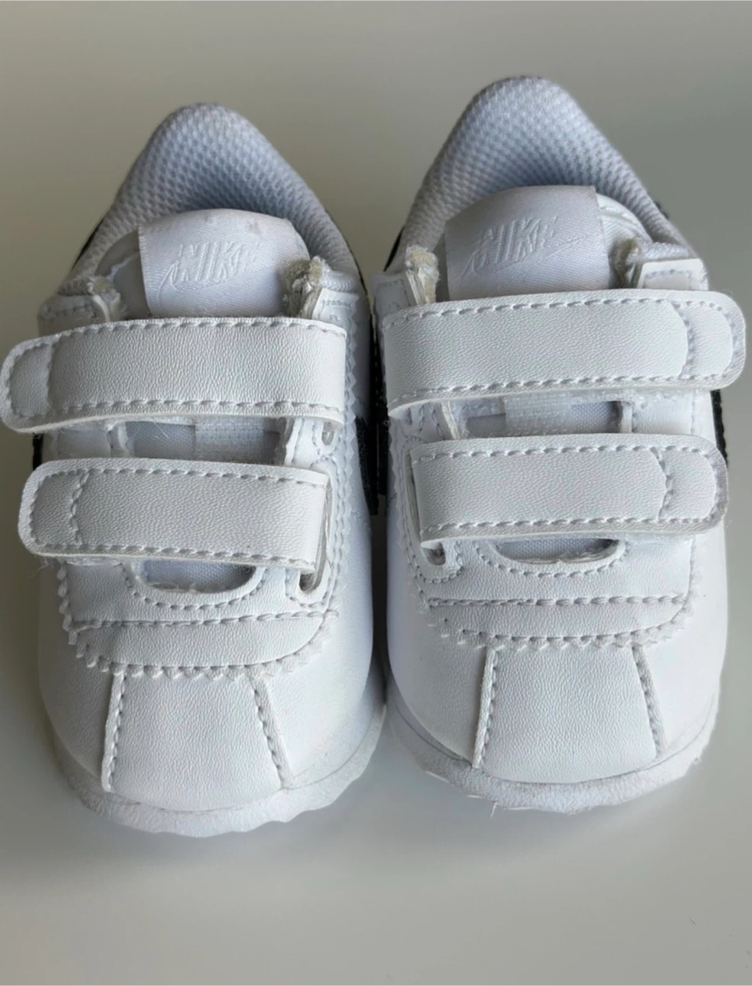 Nike Cortez Shoes Size 2C White/Black - photo 2