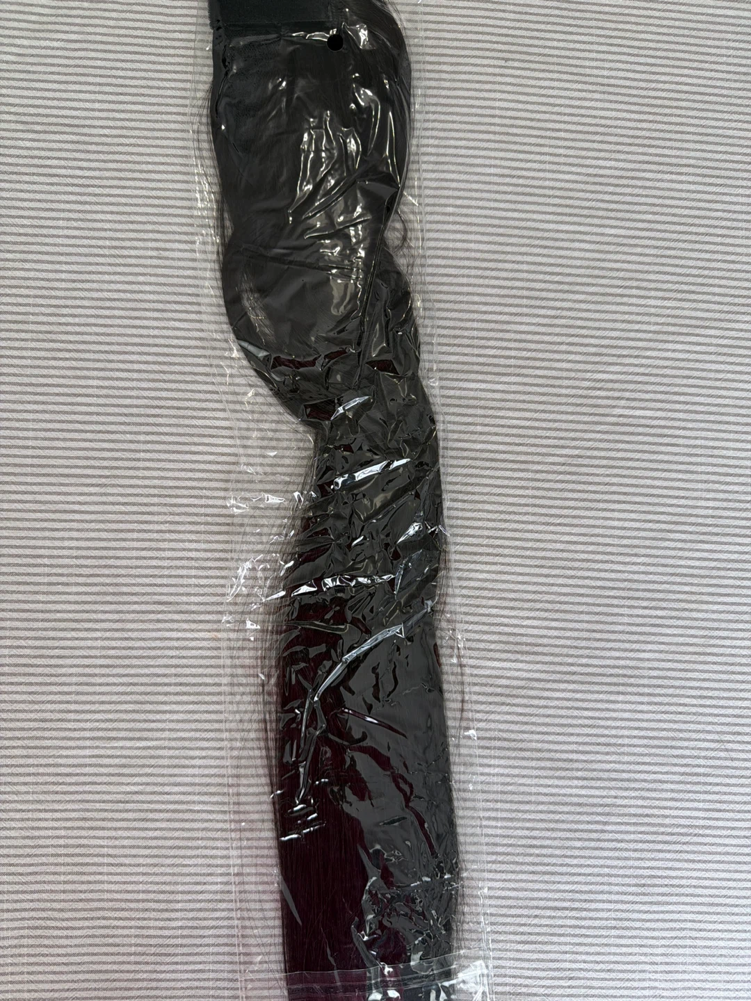 Black Wrap Around Ponytail Hair Extension - photo 2