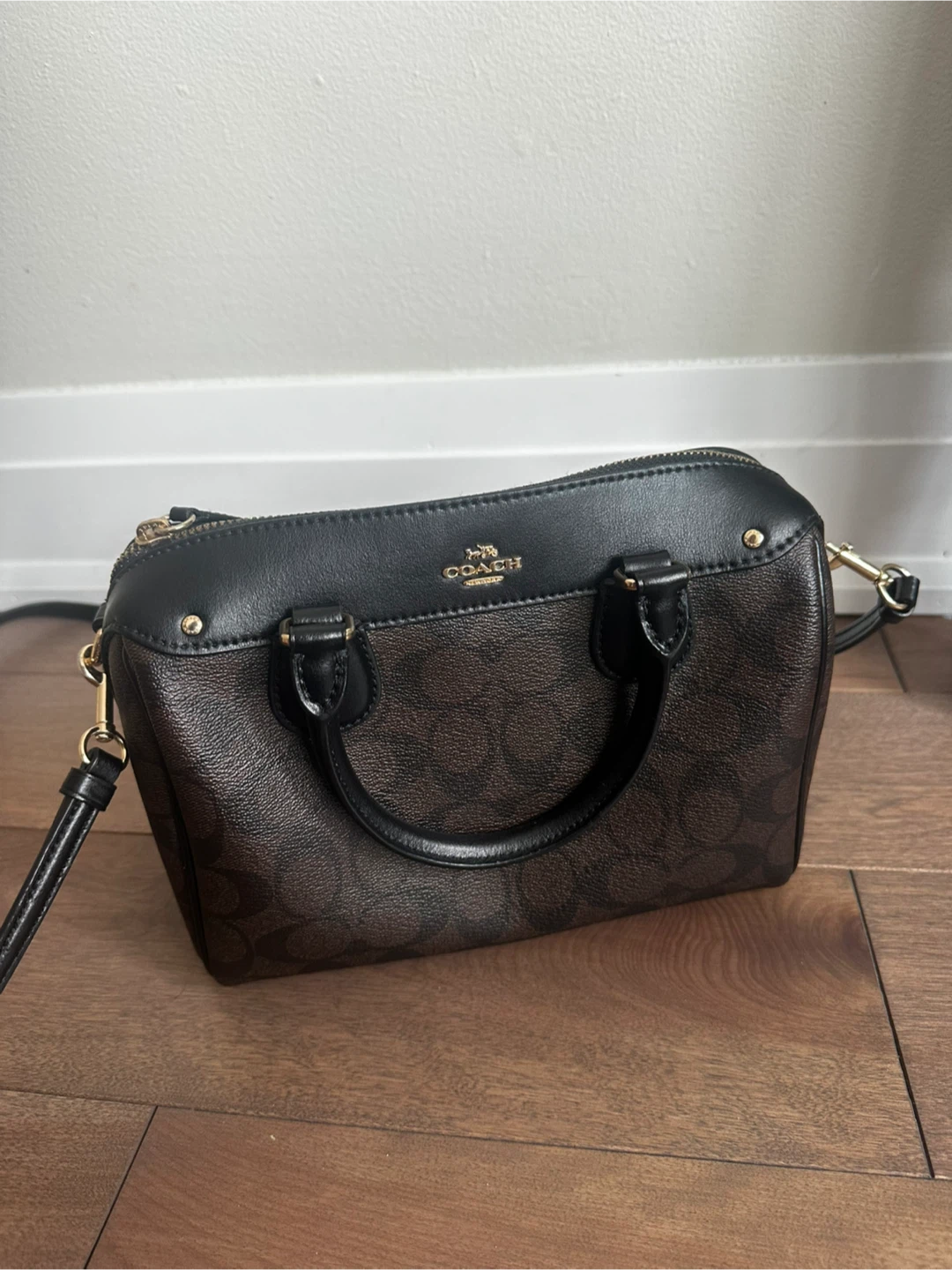 Coach Signature Print Bag