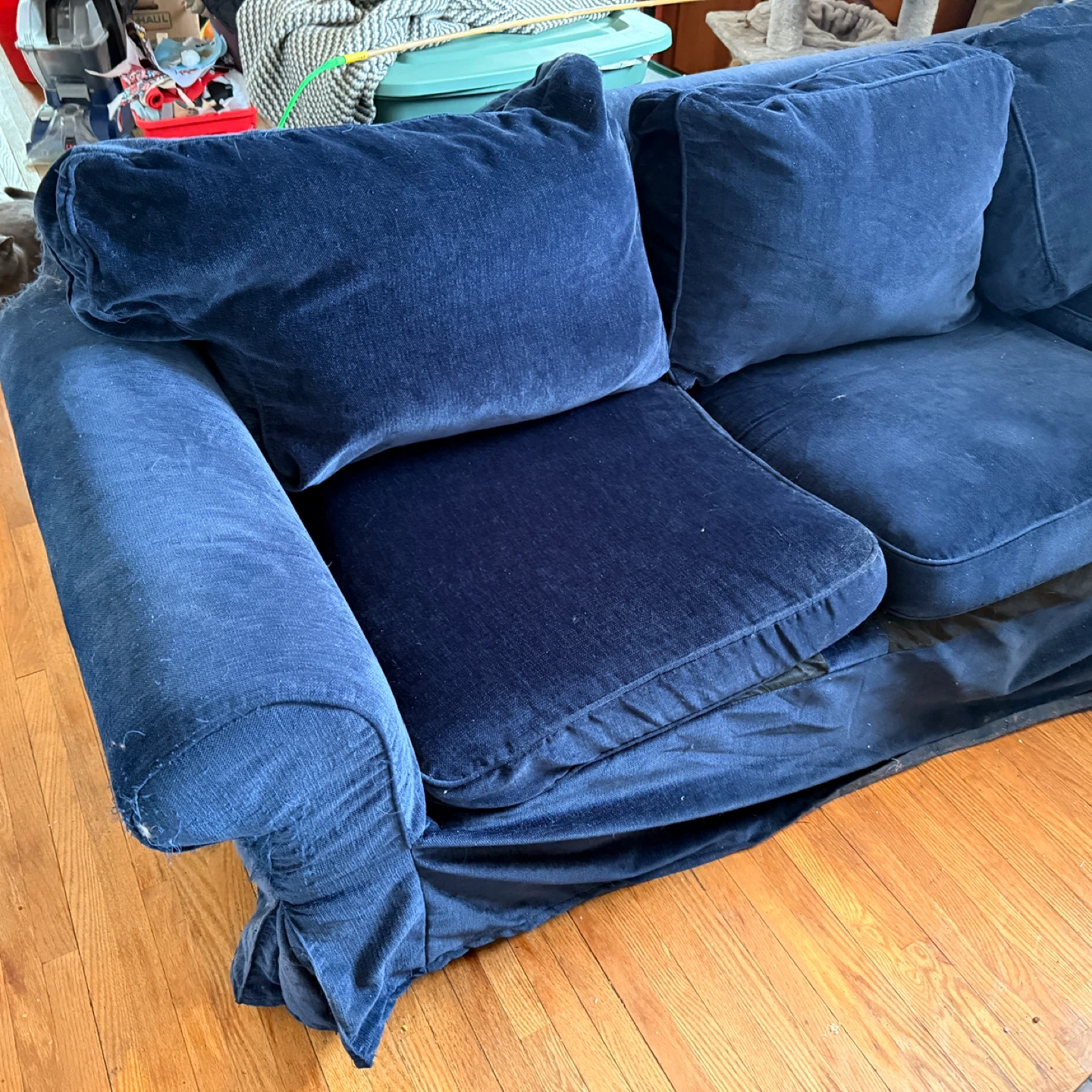 IKEA ektorp Sectional Sofa - Navy Blue - photo 4