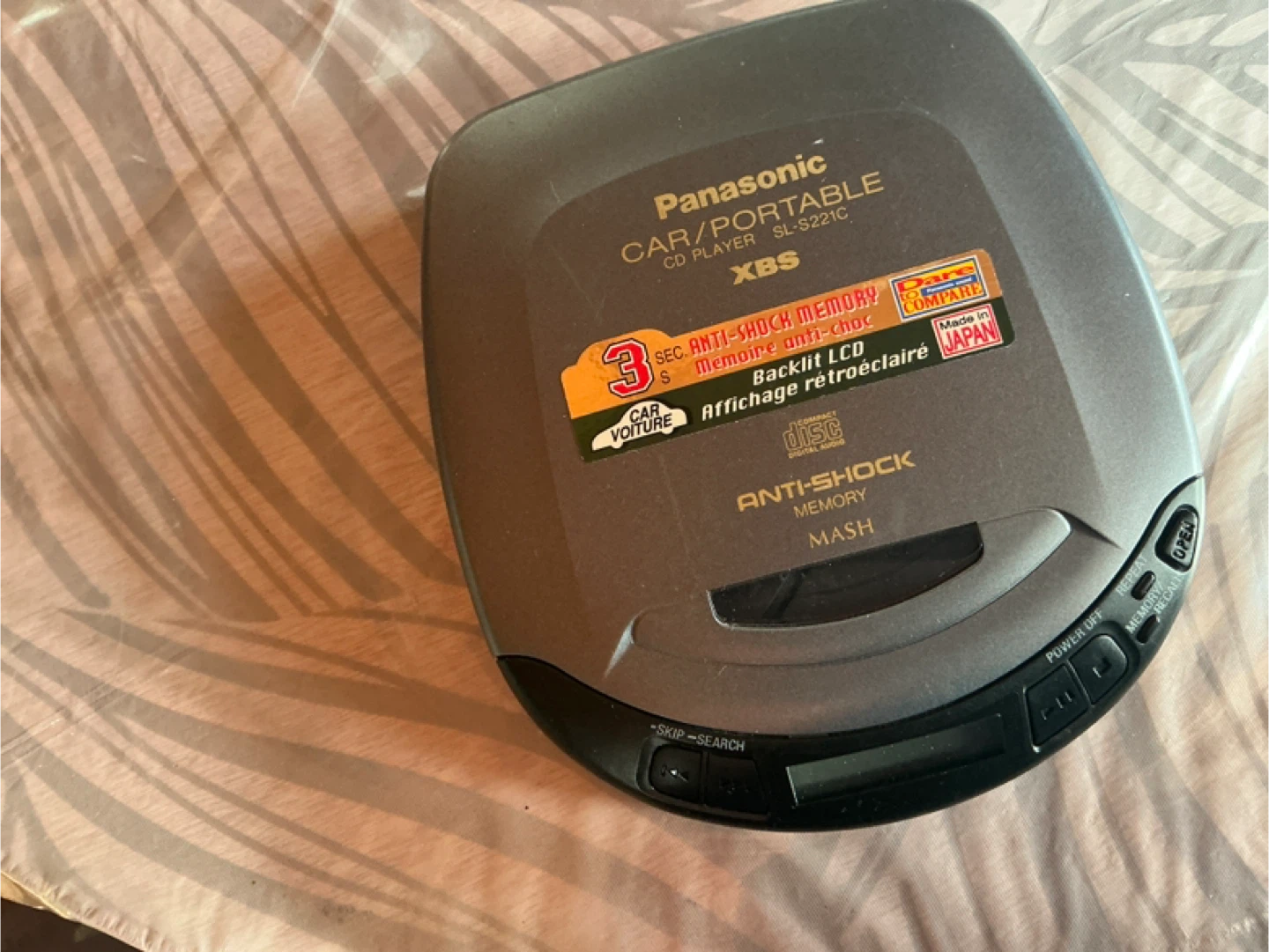 Panasonic SL-S221C Portable CD Player - photo 4