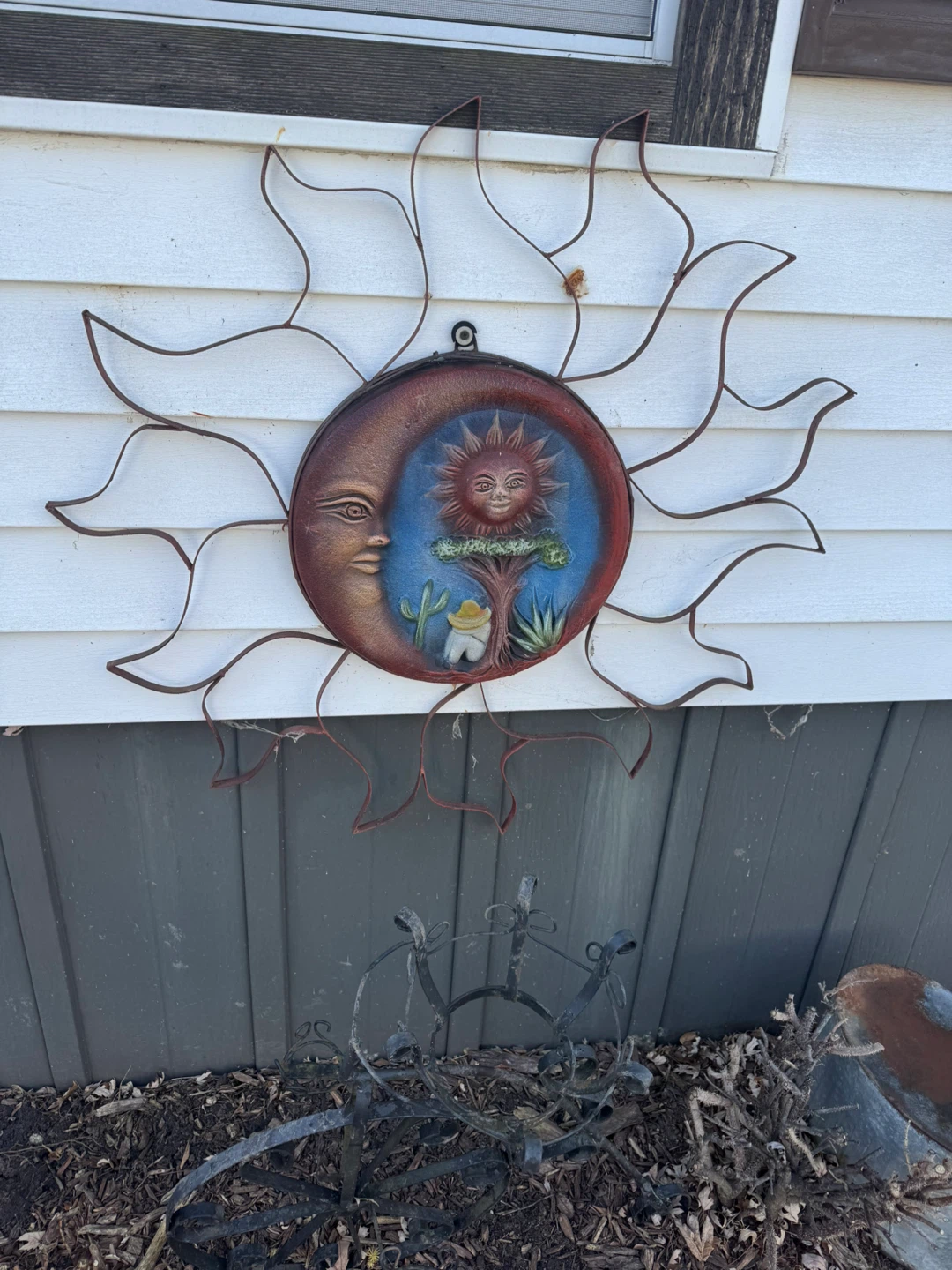 Sun and Moon Metal Wall Art